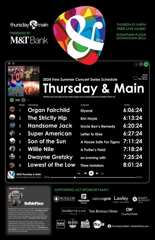 M&T Thursday & Main Concert Series M&T Thursday & Main Concert Series